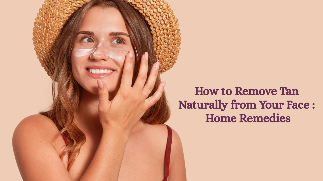 How to remove taning from face